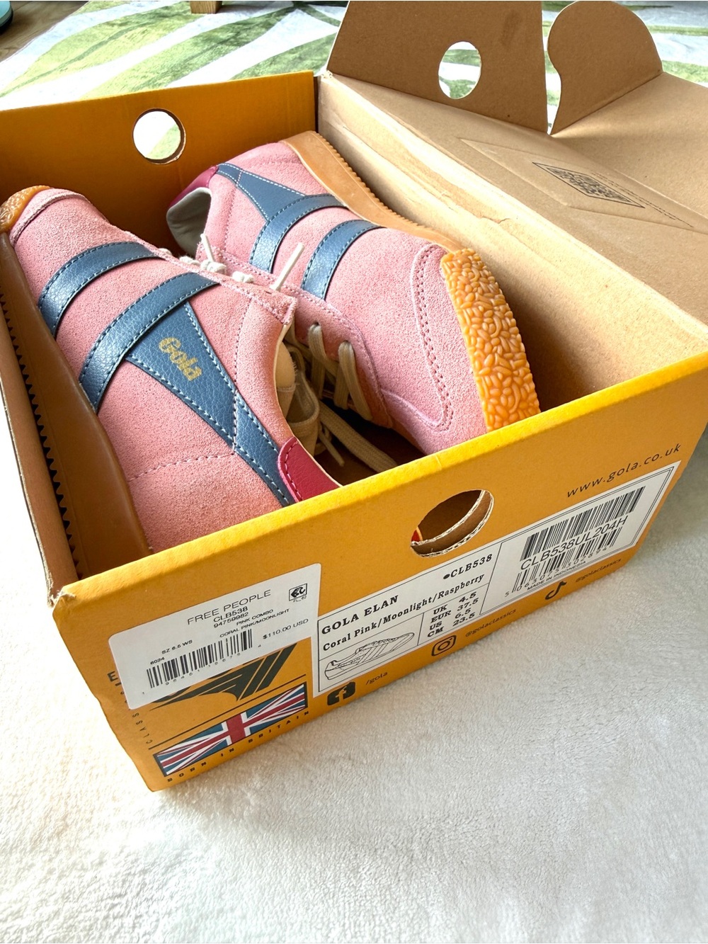 Gola Elan Sneakers in Pink Combo - Picture 10 of 11